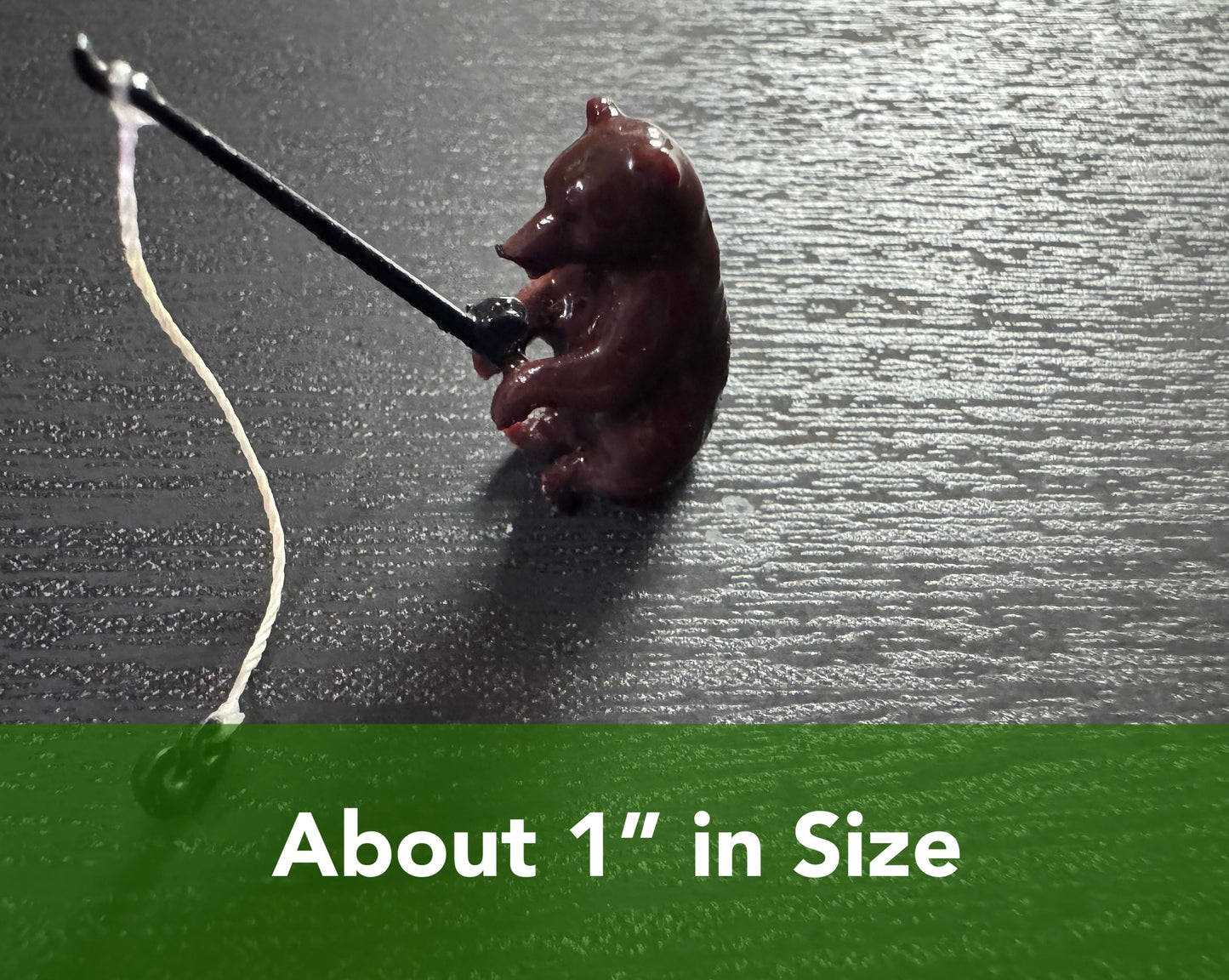 Fishing Brown Bear and Rowboat Floating Decor